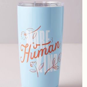 Anthropologie Travel Mug Tumbler Brand New Blue